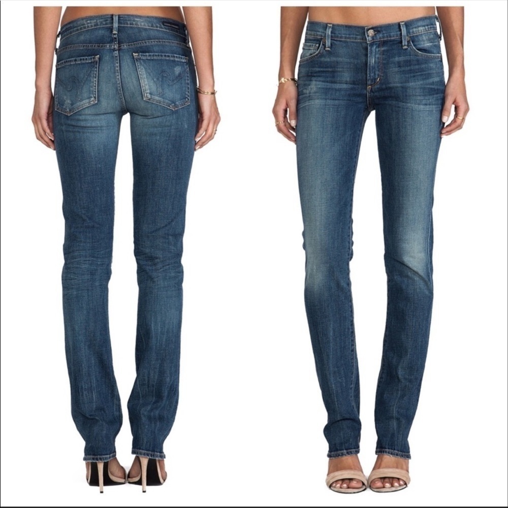 Citizens of Humanity Avedon stretch low waist skinny leg jeans pants size 25